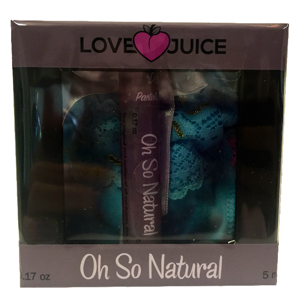 Oh So Natural "Dirty" Panties & Love Juice Box Set